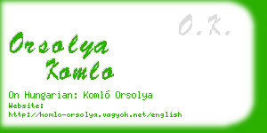 orsolya komlo business card