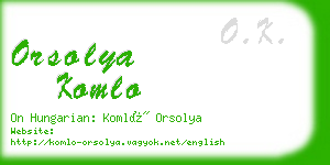 orsolya komlo business card